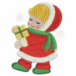 Christmas Dolls 06 machine embroidery designs