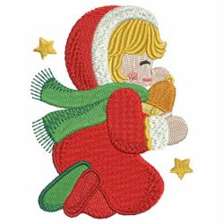 Christmas Dolls 07 machine embroidery designs