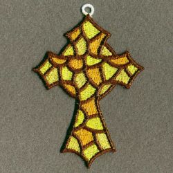 Stained Glass Cross 06 machine embroidery designs