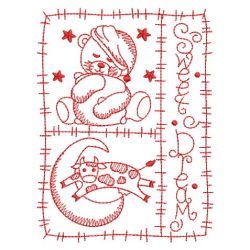 Redwork Baby Patchworks 06(Lg) machine embroidery designs