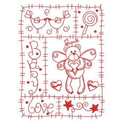 Redwork Baby Patchworks 10(Lg) machine embroidery designs