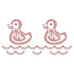 Redwork Bath Time 06(Lg)