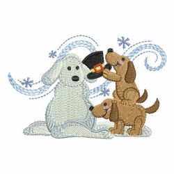 Animal Snowmen 04 machine embroidery designs