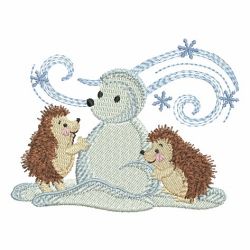 Animal Snowmen 08 machine embroidery designs
