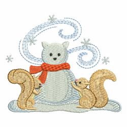 Animal Snowmen 09 machine embroidery designs