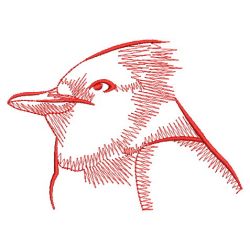 Redwork Blue Jay 08(Lg) machine embroidery designs