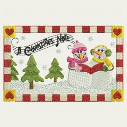 Spirit of Snowmen 03(Md) machine embroidery designs