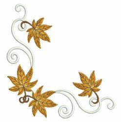 Heirloom Fall Leaves 09(Lg) machine embroidery designs