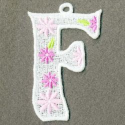 FSL Spring Alphabets 06 machine embroidery designs