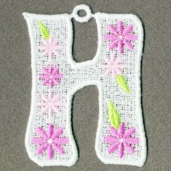 FSL Spring Alphabets 08 machine embroidery designs