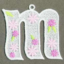 FSL Spring Alphabets 13 machine embroidery designs