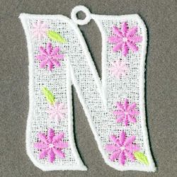 FSL Spring Alphabets 14 machine embroidery designs