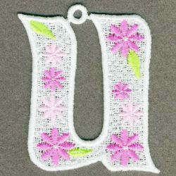 FSL Spring Alphabets 21 machine embroidery designs