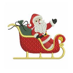 Cute Santa 02 machine embroidery designs