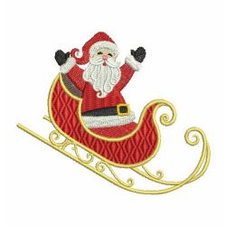 Cute Santa 03 machine embroidery designs