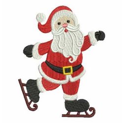 Cute Santa 07 machine embroidery designs