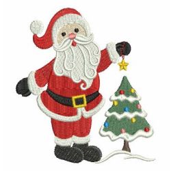 Cute Santa 08 machine embroidery designs