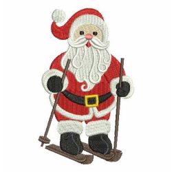 Cute Santa 09 machine embroidery designs