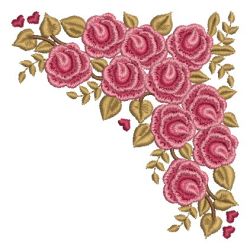 Heirloom Rose Corners 10 machine embroidery designs