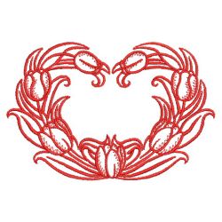 Redwork Tulips 2 08(Lg) machine embroidery designs