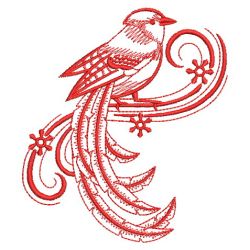 Redwork Birds 02(Lg) machine embroidery designs