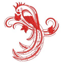 Redwork Birds 07(Md) machine embroidery designs