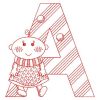 Redwork Baby Alphabets(Sm)