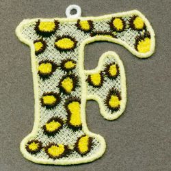 FSL Leopard Skin Alphabets 06 machine embroidery designs