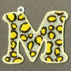 FSL Leopard Skin Alphabets 13 machine embroidery designs