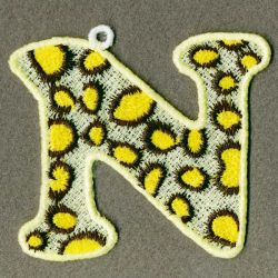 FSL Leopard Skin Alphabets 14 machine embroidery designs