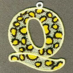 FSL Leopard Skin Alphabets 17 machine embroidery designs