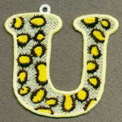 FSL Leopard Skin Alphabets 21 machine embroidery designs