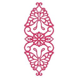 Satin Butterfly Deco 08(Lg) machine embroidery designs
