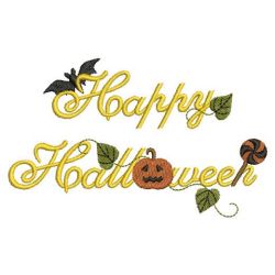 Happy Halloween 03(Lg) machine embroidery designs
