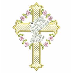 Dove and Cross 01(Lg) machine embroidery designs