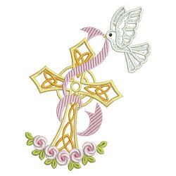 Dove and Cross 03(Lg) machine embroidery designs