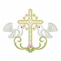 Dove and Cross 08(Lg) machine embroidery designs