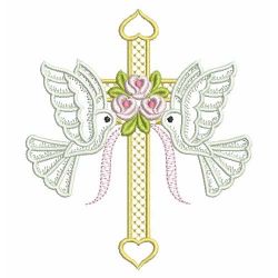 Dove and Cross 09(Lg) machine embroidery designs