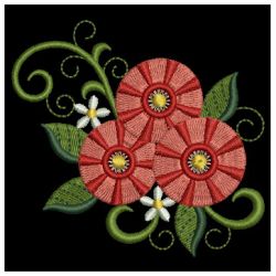 Abstract Flowers 02 machine embroidery designs