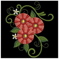 Abstract Flowers 05 machine embroidery designs