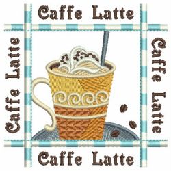 Coffee Time machine embroidery designs