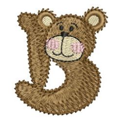 Bear Alphabets 02 machine embroidery designs