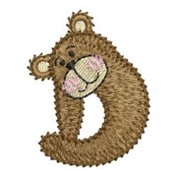 Bear Alphabets 04 machine embroidery designs