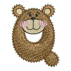 Bear Alphabets 17 machine embroidery designs