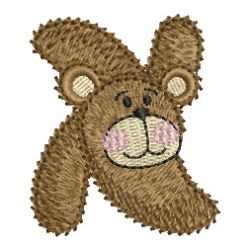 Bear Alphabets 24 machine embroidery designs