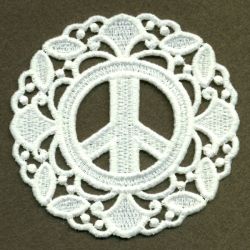 FSL Peace Sign 01 machine embroidery designs