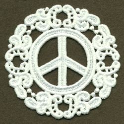 FSL Peace Sign 03 machine embroidery designs