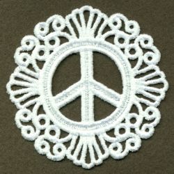 FSL Peace Sign 07 machine embroidery designs