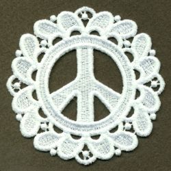 FSL Peace Sign 08 machine embroidery designs