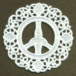 FSL Peace Sign 09 machine embroidery designs